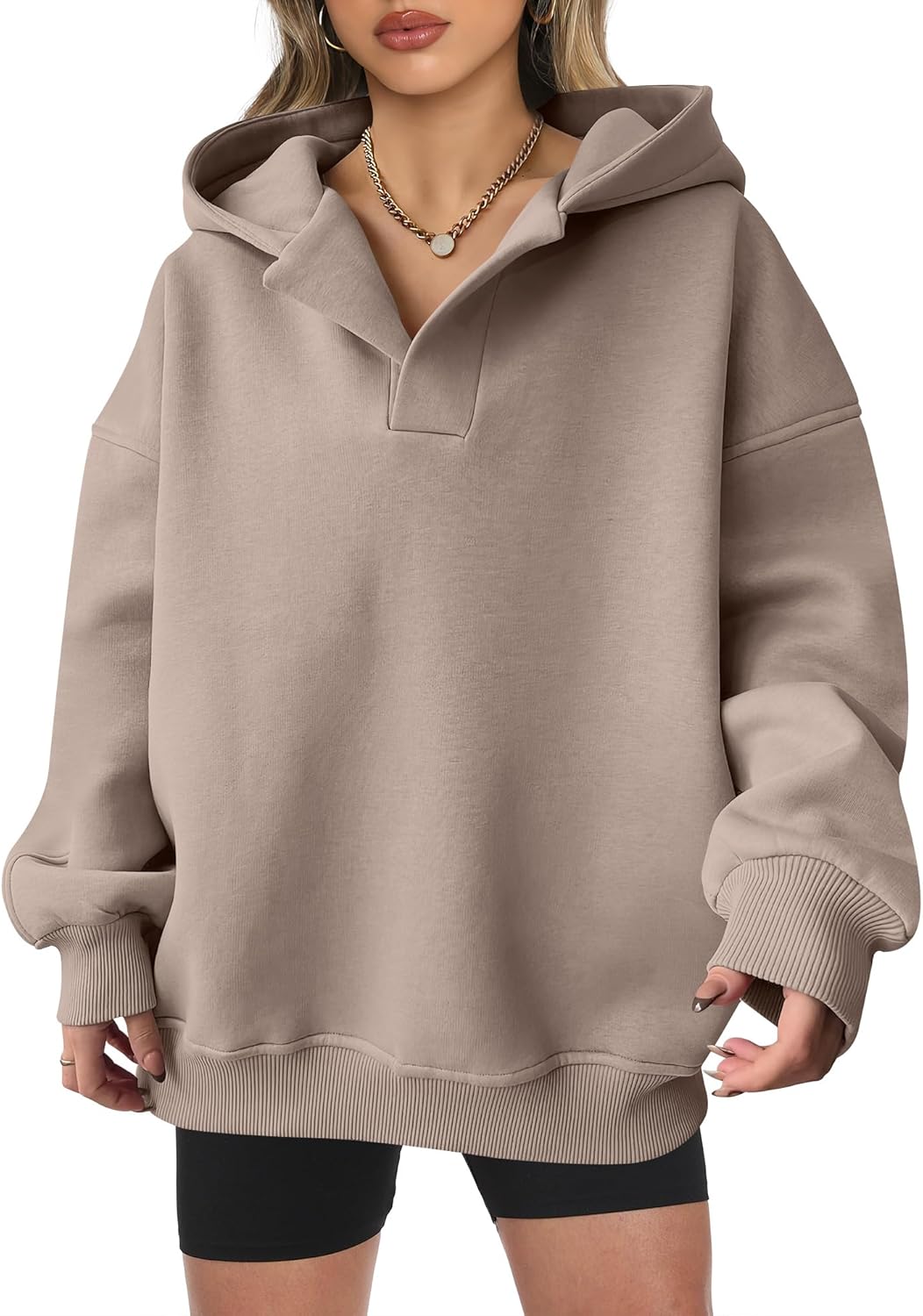 Oversized Hoodies for Women - V Neck Sweatshirts for Fall 2025