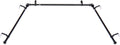 Rod Desyne 5/8 in Bay Window Curtain Rod, Black - Adjustable Fit