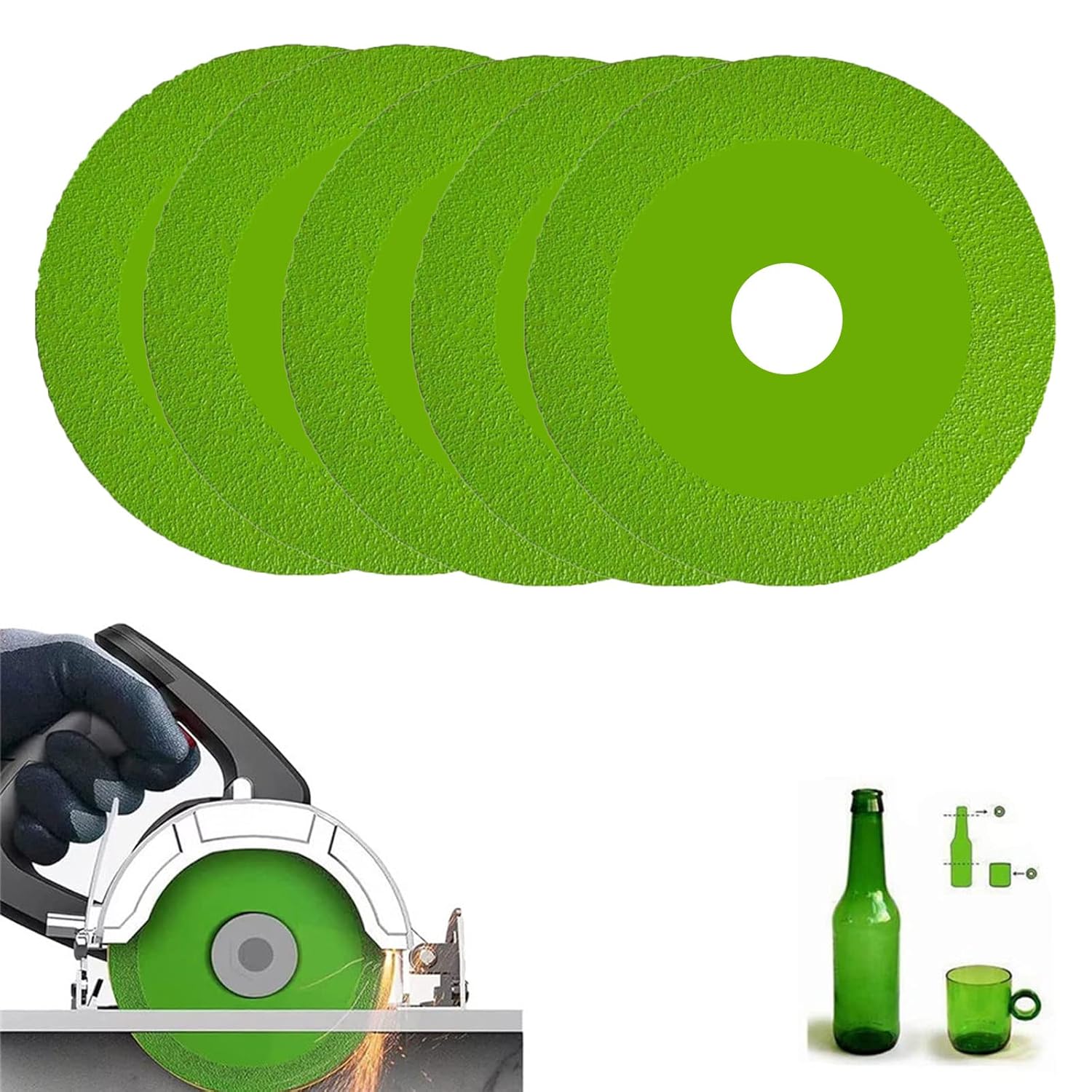 Ultra-Thin Diamond Glass Cutting Disc - Smoothly Cut Glass & Ceramics!