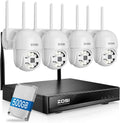 ZOSI 8CH 2K Wired WiFi Home Security Camera System - Expandable