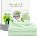 King Size Cotton Percale Sheets Set Teal Green - Cooling Luxury
