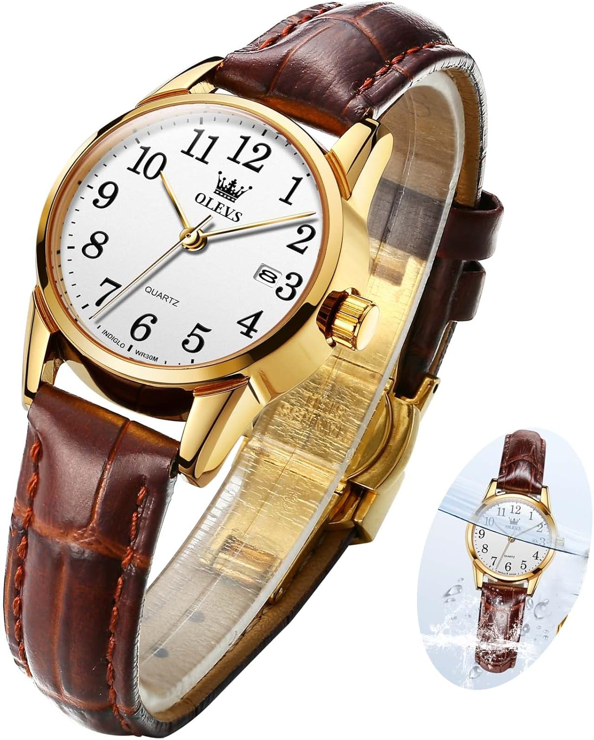 SHICHENG OLEVS Elegant Women's Chronograph Watch - Waterproof & Stylish!