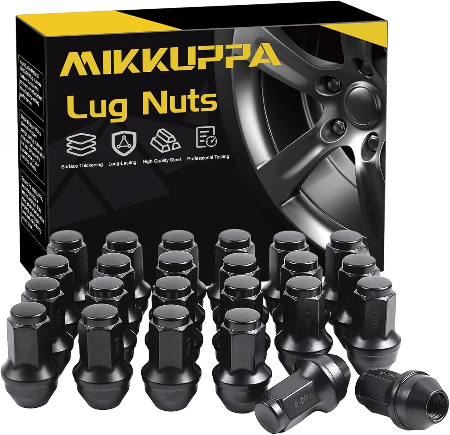 MIKKUPPA M14x2.0 Lug Nuts for Ford F-150 and Expedition