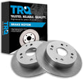 TRQ Rear Brake Rotors Set Compatible with 1998-2002 Honda Accord