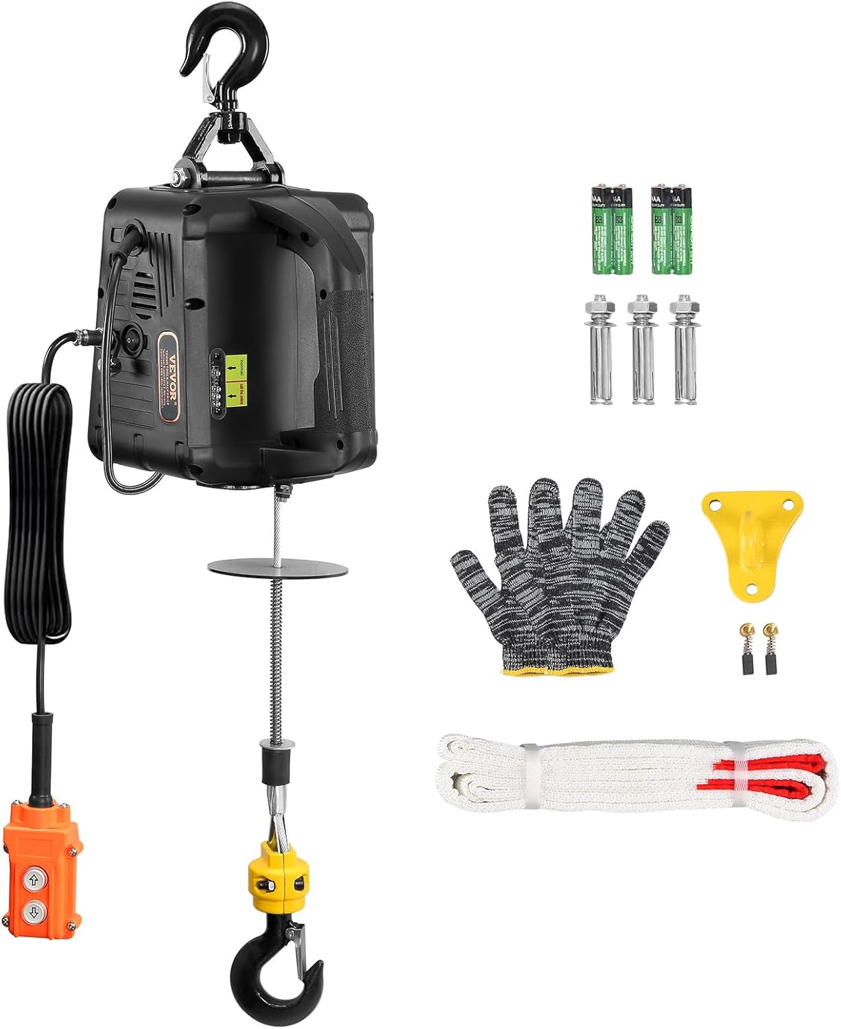 VEVOR 2-in-1 Electric Hoist Winch for Heavy Lifting Needs