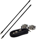 Shark Antennas TS822-2B Dual CB Antenna Kit for Reliable Signal