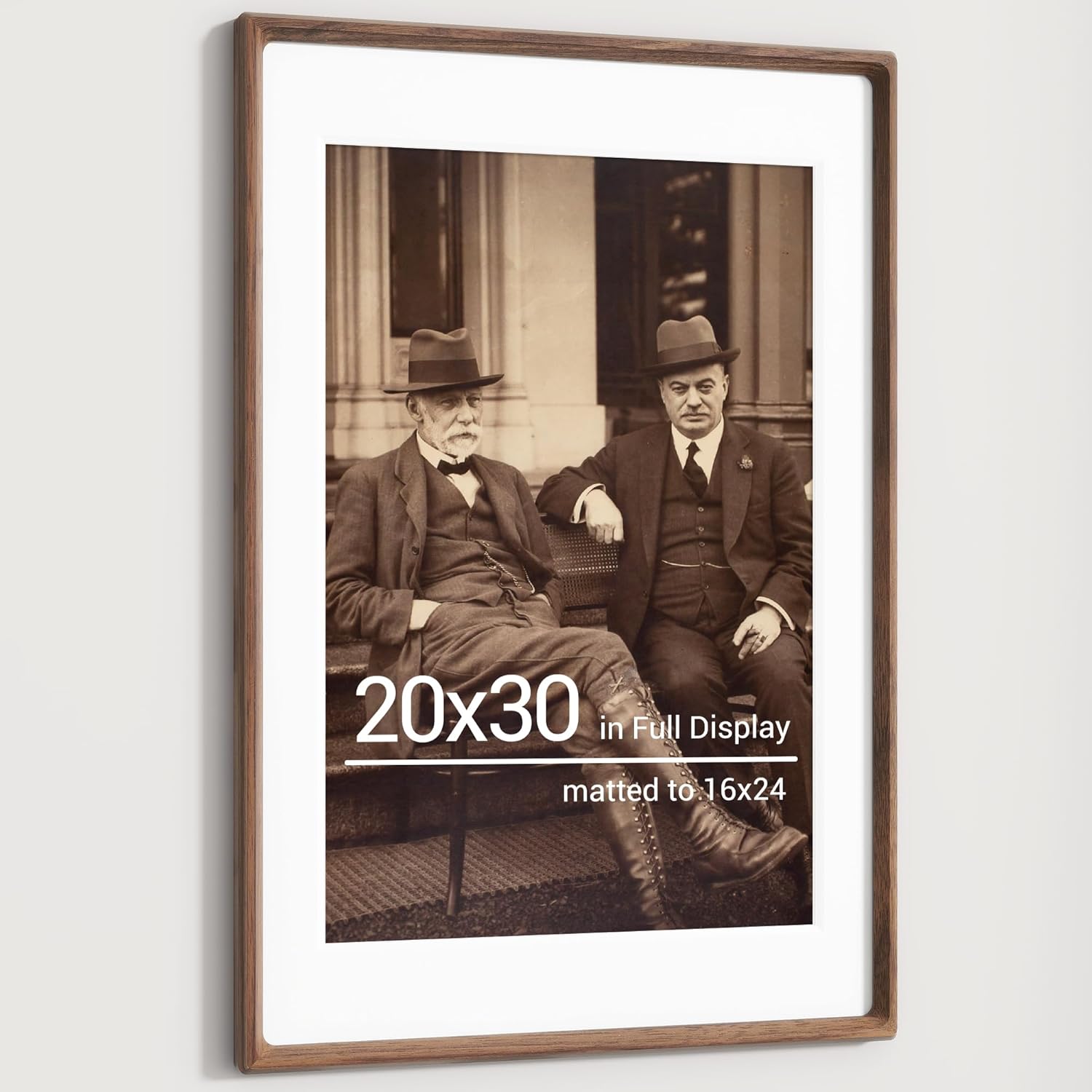 Heimlove 20x30 Picture Frames Natural Walnut for Your Home