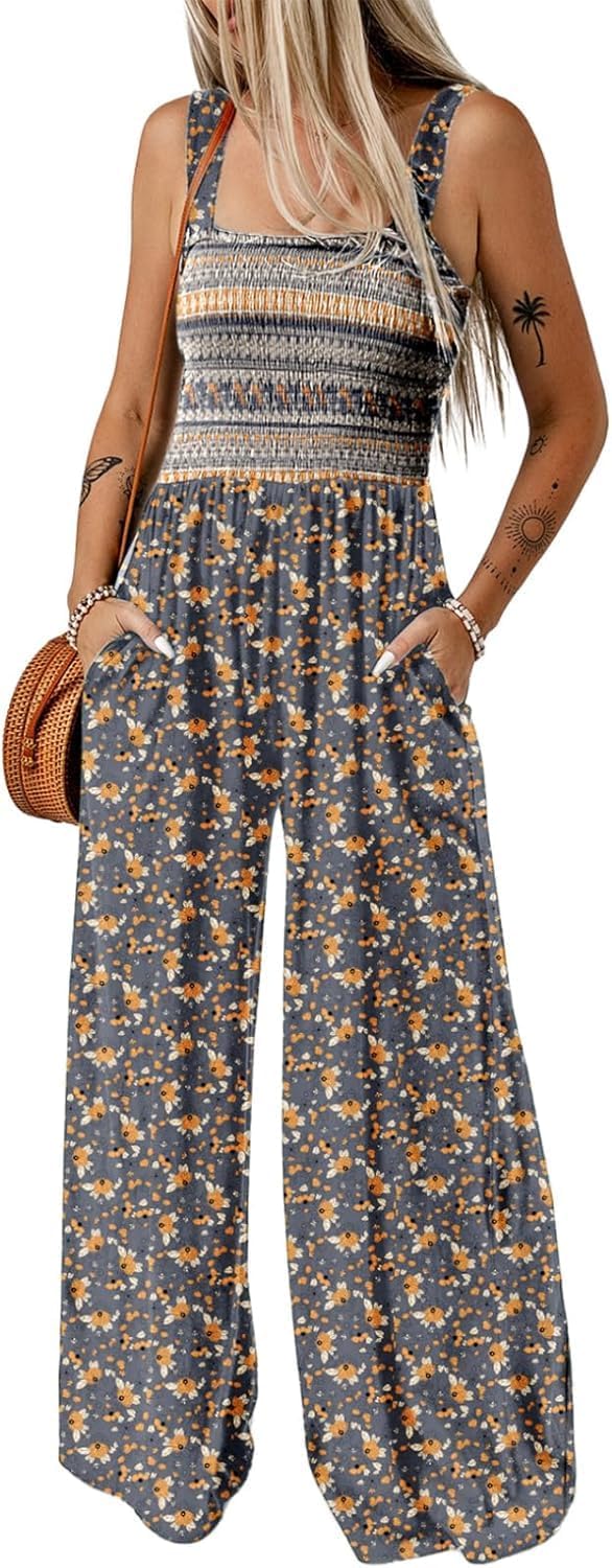 Dokotoo Women's Casual Loose Overalls Jumpsuits for Summer Fun