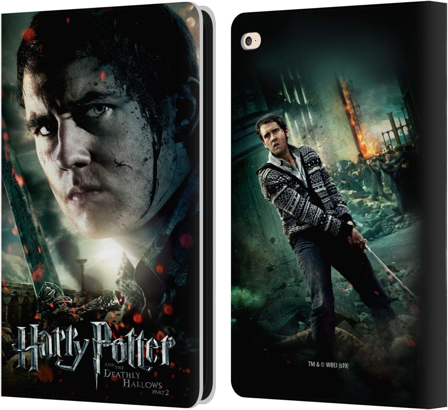 Harry Potter Neville Longbottom Leather Wallet Case for iPad Air 2