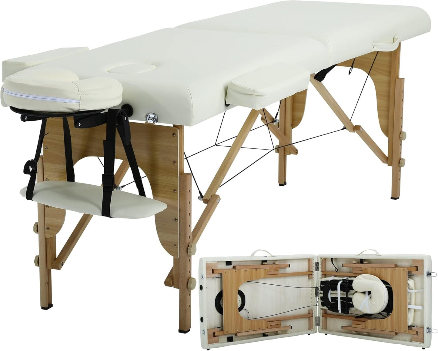 BestMassage Portable Massage Table for Spa and Tattoo Use