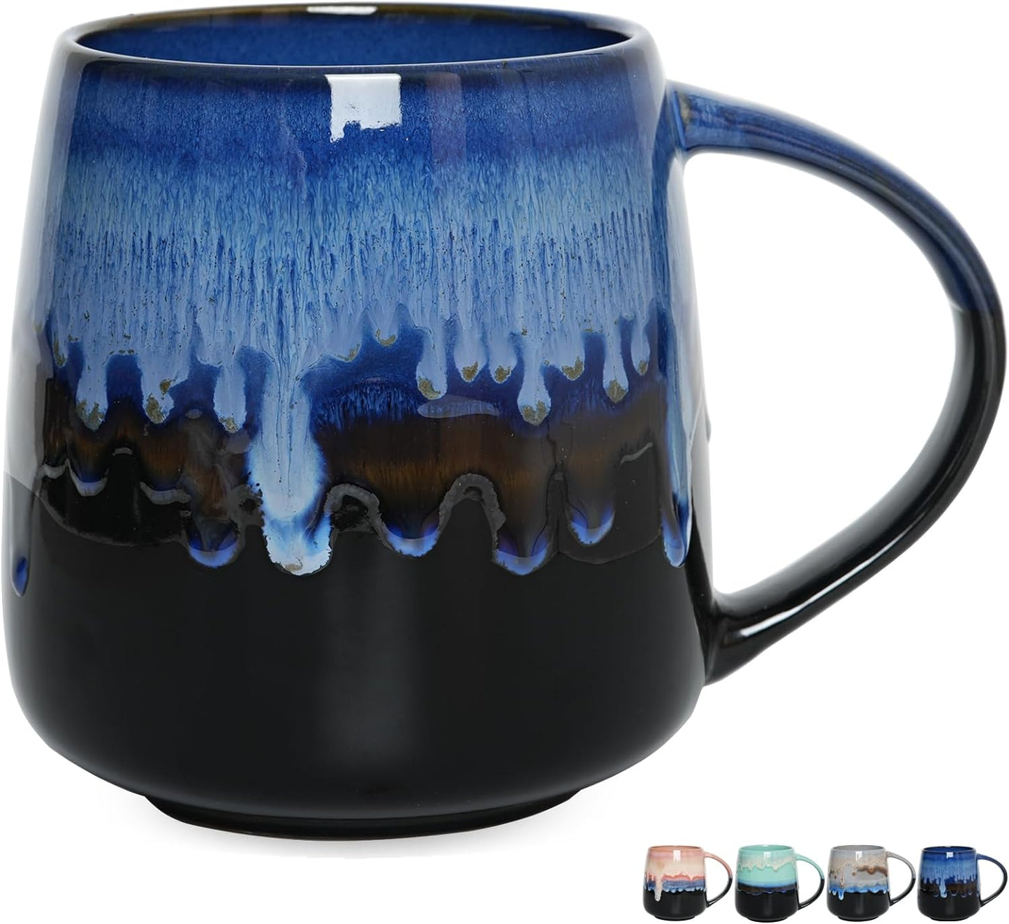 Bosmarlin 23 Oz Big Ceramic Mug, Microwave/Dishwasher Safe, Oversized Tea Cup