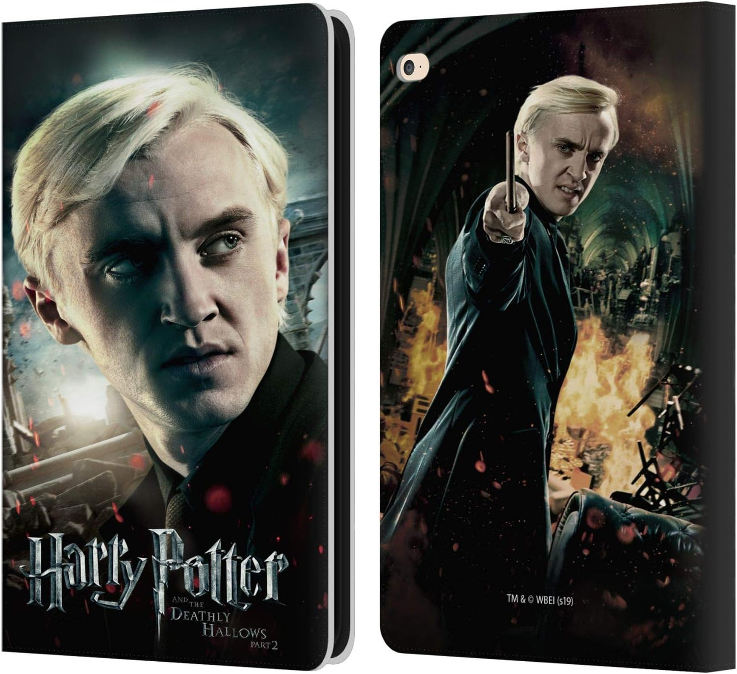 Harry Potter Draco Malfoy Leather Wallet Case for iPad Air 2