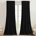 StangH Blackout Velvet Curtains for Privacy and Insulation
