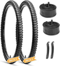 Hycline Mountain Bike Tires Set 26x2.1 in - All-Terrain Replacement