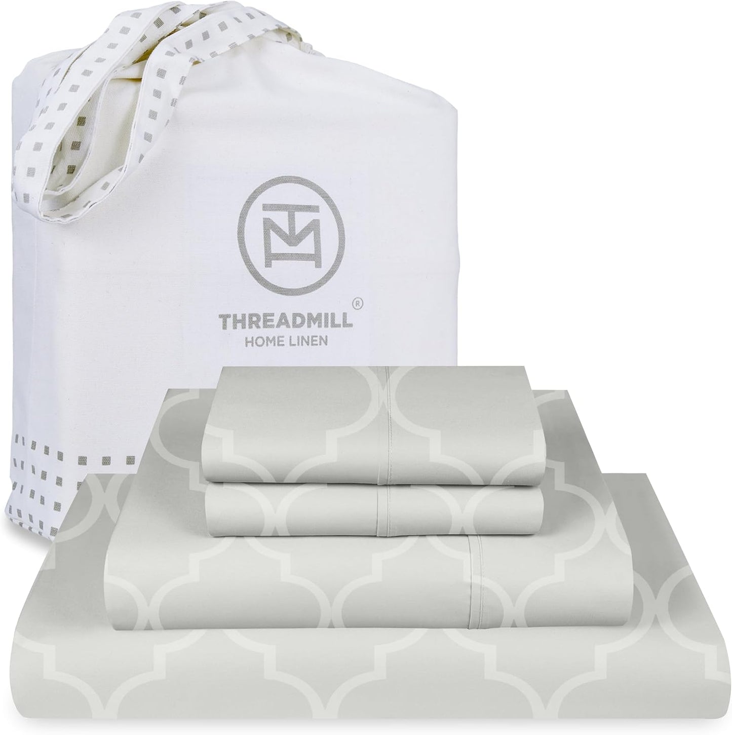 Threadmill Cotton Full Size Sheet Set for Cozy Sleep Experience