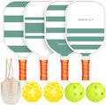 Premium Pickleball Paddles Set with Balls and Carry Bag