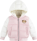HUGGIES unisex-baby Puffer Jacket - Warm Coral Blush 3T