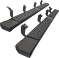 6 in Black Textured Aluminum Running Boards for 2022-2025 Tundra