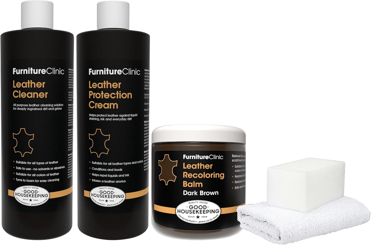 Leather Restoration Kit | Recolor, Clean, Protect!
