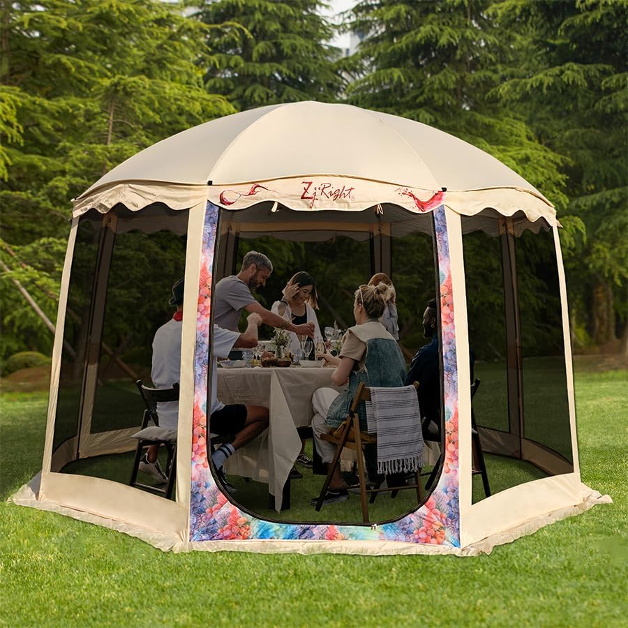 Instant Pop Up Screen House for 4-6 People