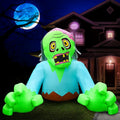 7FT Tall 9FT Wide Halloween Inflatable Zombie Outdoor Decoration