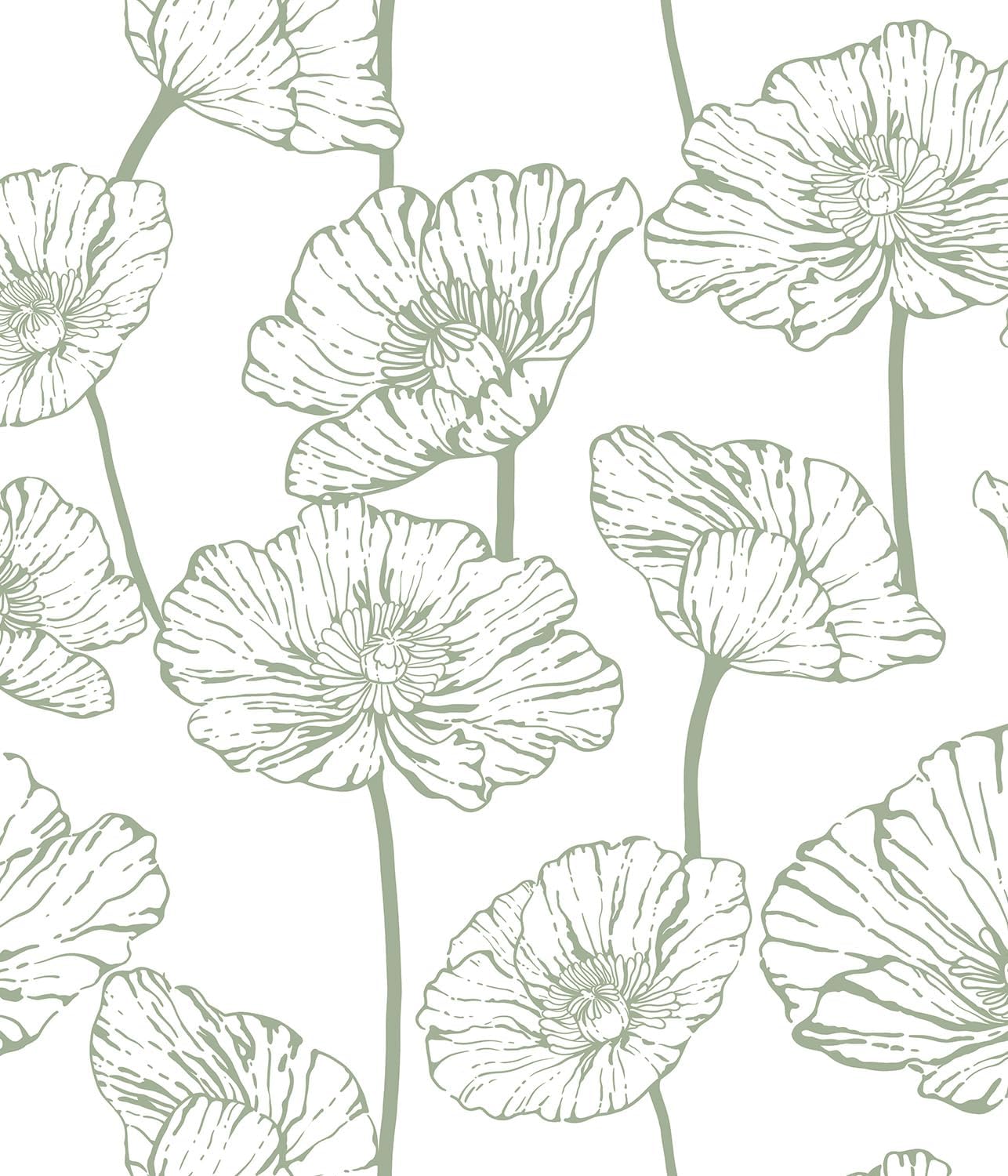 Orainege Floral Peel and Stick Wallpaper for Home Decor