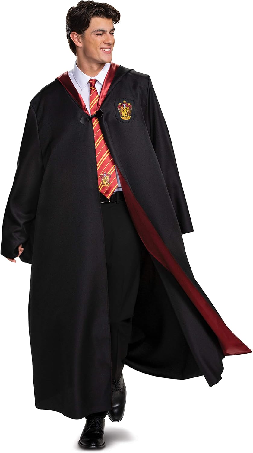 Deluxe Gryffindor Robe for Adults - Harry Potter Costume Accessory