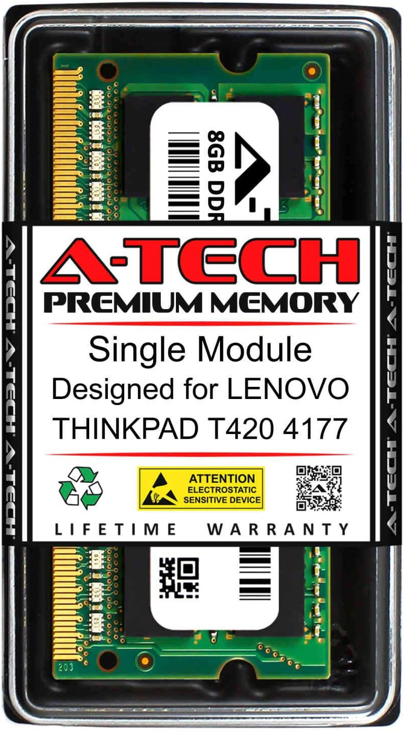 8GB DDR3 RAM Upgrade for Lenovo THINKPAD T420 4177 Laptop