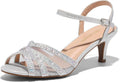 Women's Nina Low Heel Pump Sandals - Low Kitten Heel Comfort
