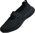 Women Knit Mary Jane Slip On Flats with Arch Support - Comfortable
