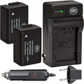 BM Premium 2 Pack DMW-BMB9 Batteries and Charger - Long Life Backup