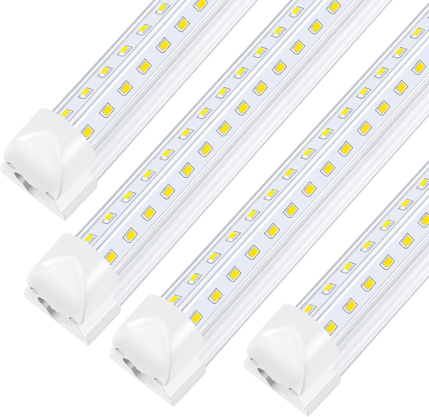 10Pack 8Ft LED Shop Light Fixture for Garage and Workshop