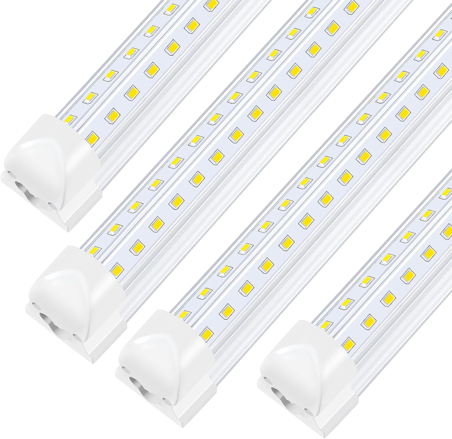 10Pack 8Ft LED Shop Light Fixture for Garage and Workshop