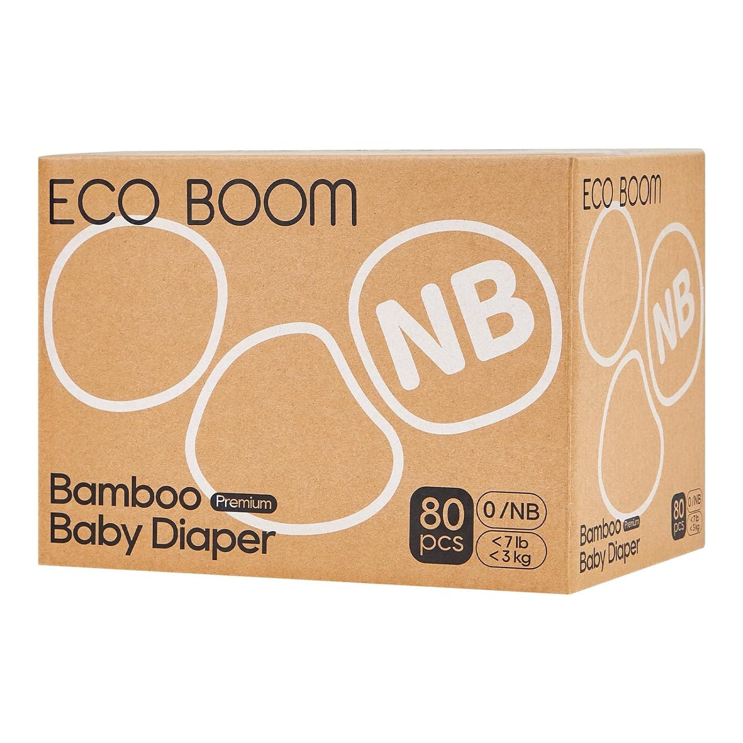 Ultra-Soft Bamboo Newborn Diapers - Gentle on Skin