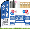 44 Pcs Open House Signs for Real Estate Agent Supplies - Eye Catching