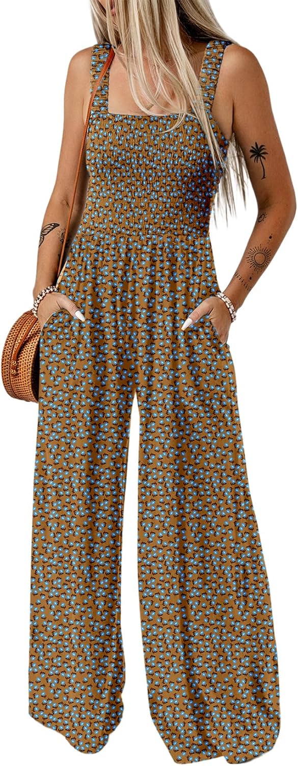 Dokotoo Women's Casual Loose Overalls Jumpsuits for Summer Fun
