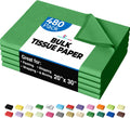 Party Solids Emerald Green Tissue Paper 20in x 30in - Bulk 480 Sheets