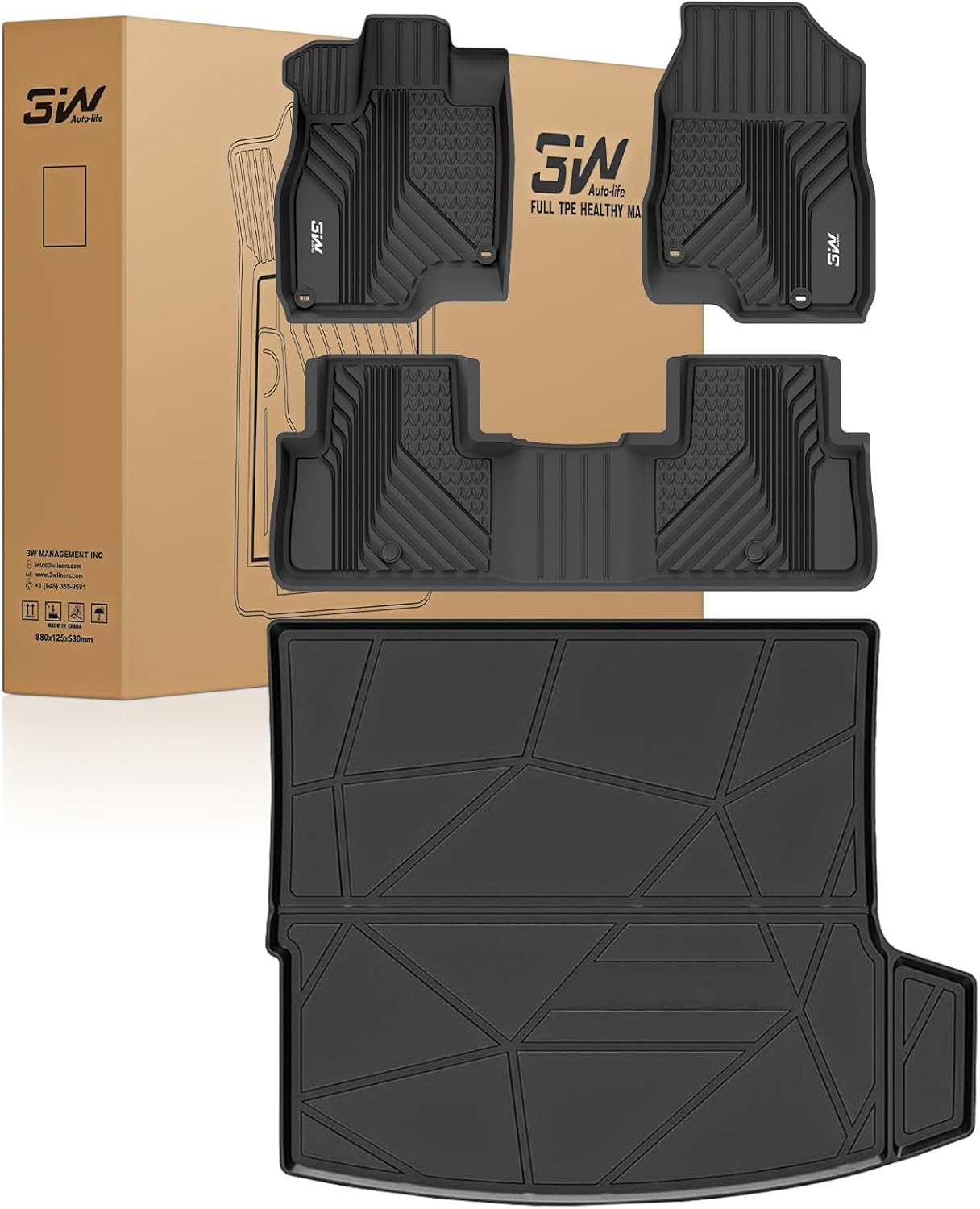 Custom Fit Floor Mats for Acura RDX 2019-2025 - All Weather