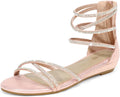 DREAM PAIRS Women's Ankle Strap Rhinestones Low Wedge Sandals Review