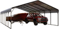 Sturdy 20 x 30 ft Metal Carport for Vehicles, Boats, and Tractors