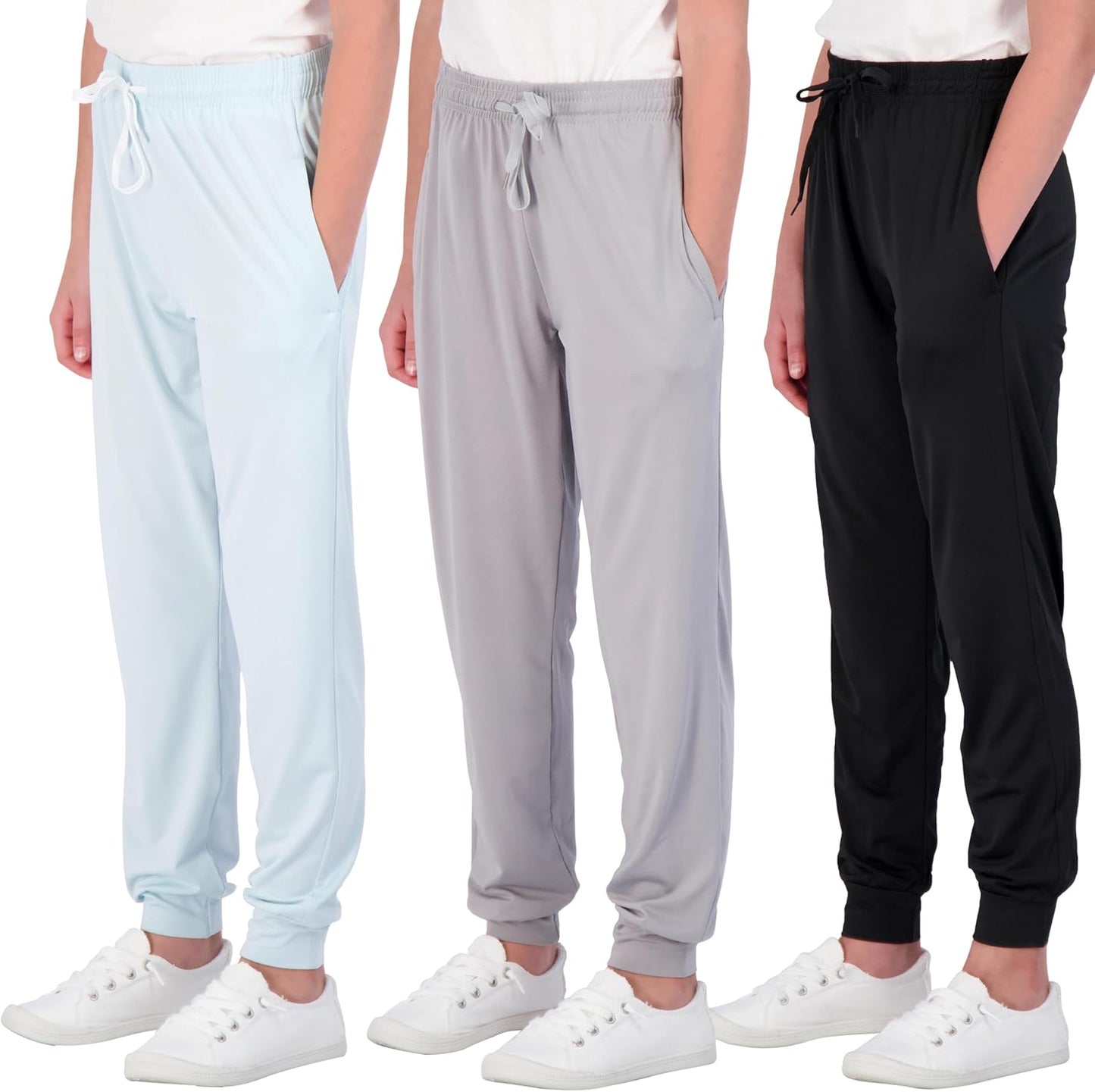 Girls' Dry-Fit Jogger Sweatpants: Stylish & Comfortable Activewear