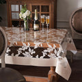 Vinyl Table Cloth Rectangle Clear Table Cover Protector 55 x 104 in