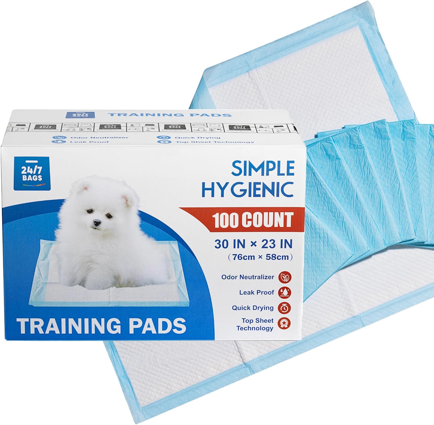X-Large Puppy Pads with Superb Absorption for Easy Training