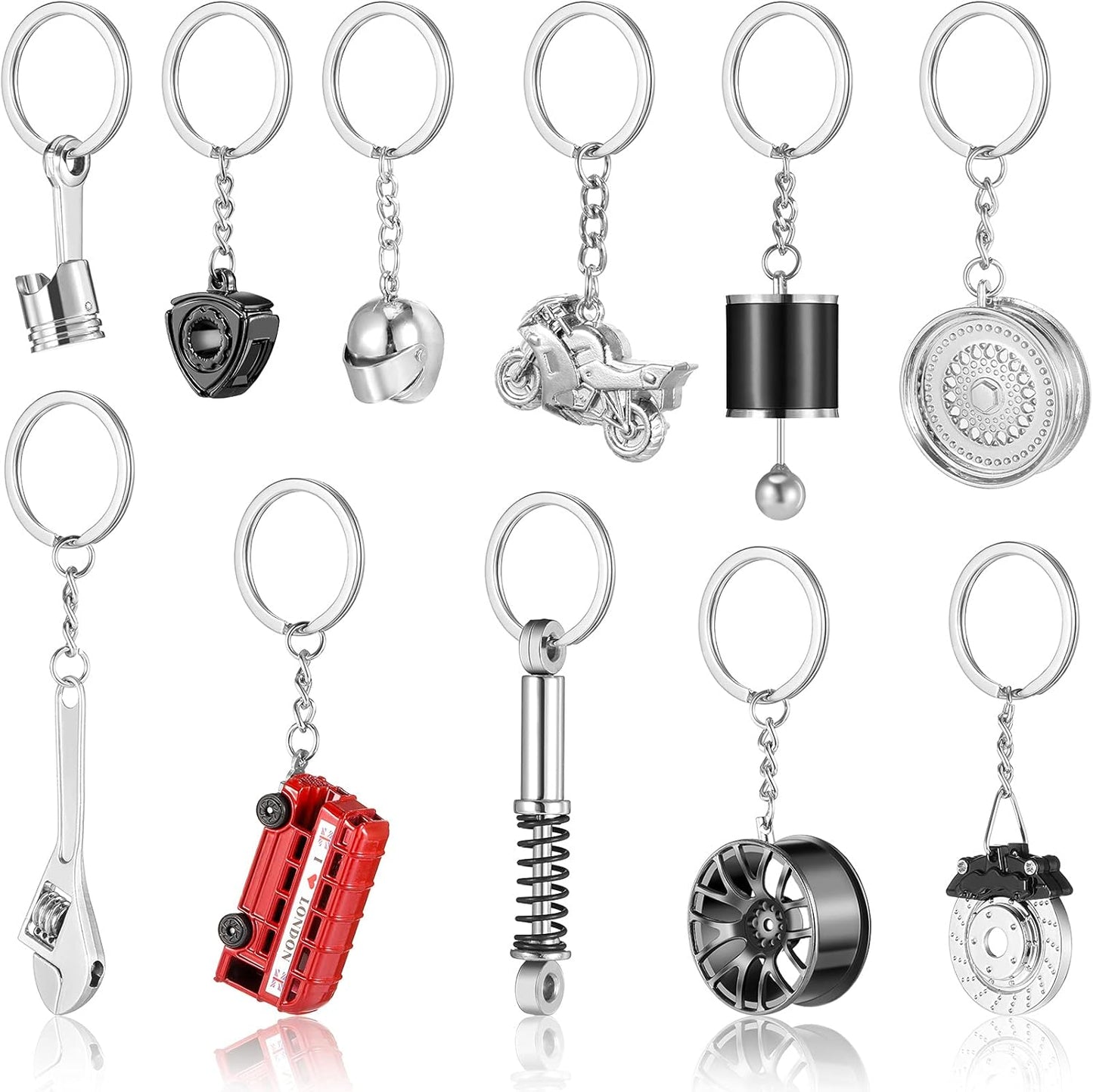 Spinning Turbo Keychain Set - Perfect Car Lover Gift