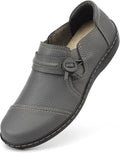 LAZYPOP Women's Classic Comfort Leather Loafers (Style NMWZ)