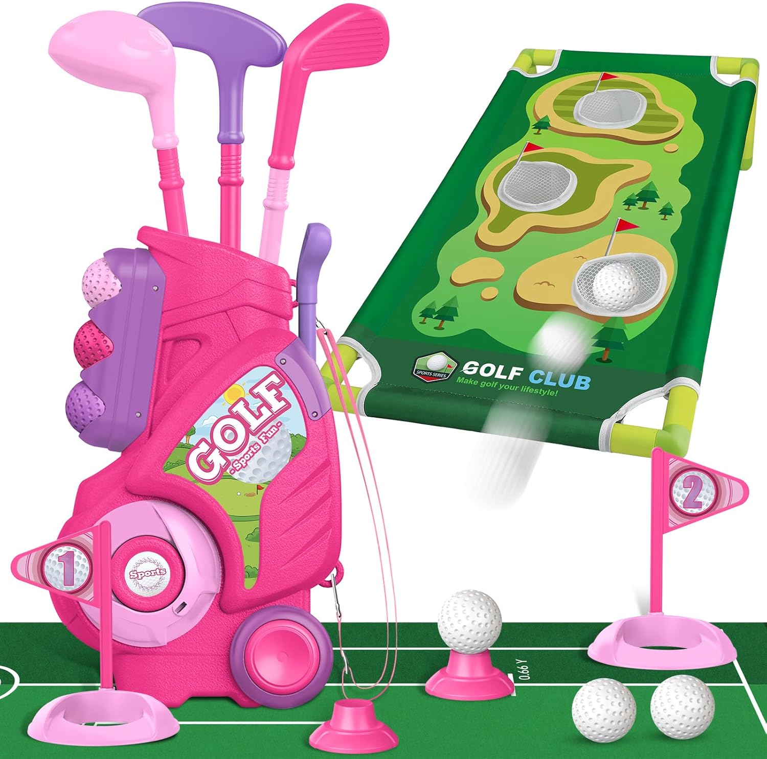 Liberry Toddler Golf Set for Kids 2-5: Indoor & Outdoor Fun