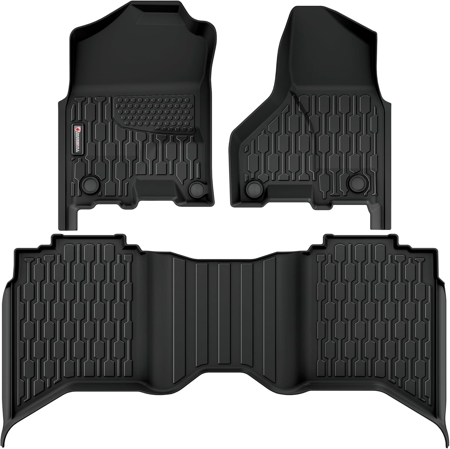 Custom Fit All Weather Floor Mats for 2013-2018 Ram 1500 & 2500