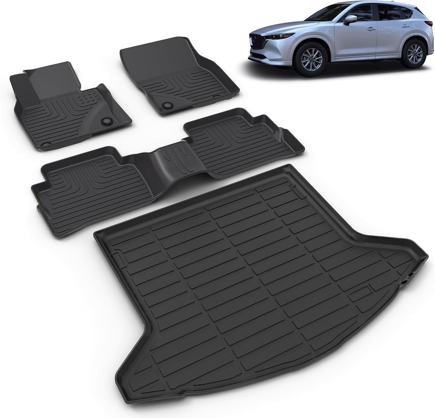 All Weather Car Floor Mats & Cargo Liner Set for Mazda CX-5