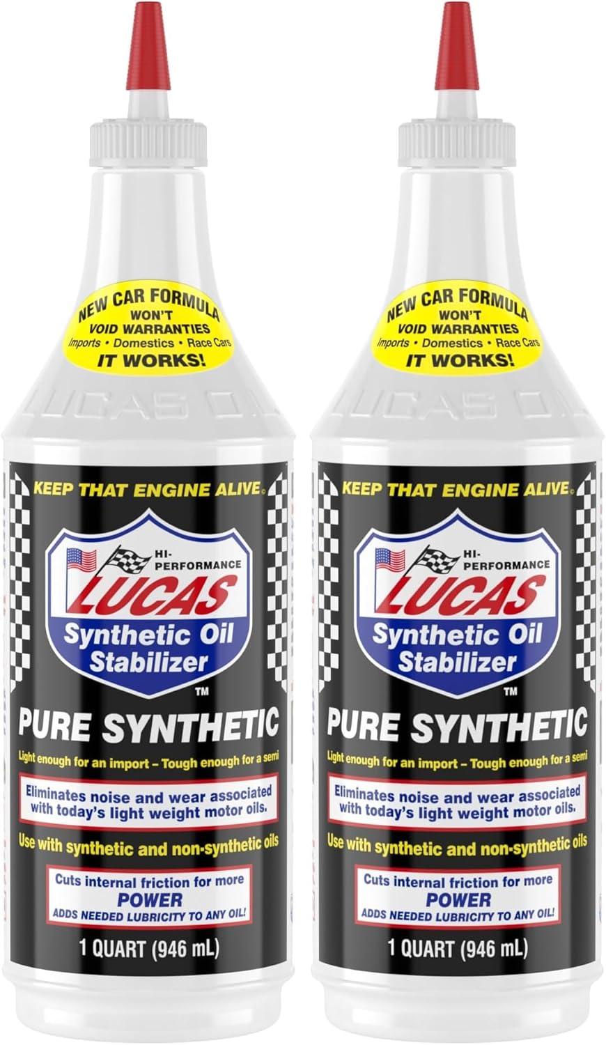 Lucas Oil 10130 Pure Synthetic Oil Stabilizer - 1 Quart Pack
