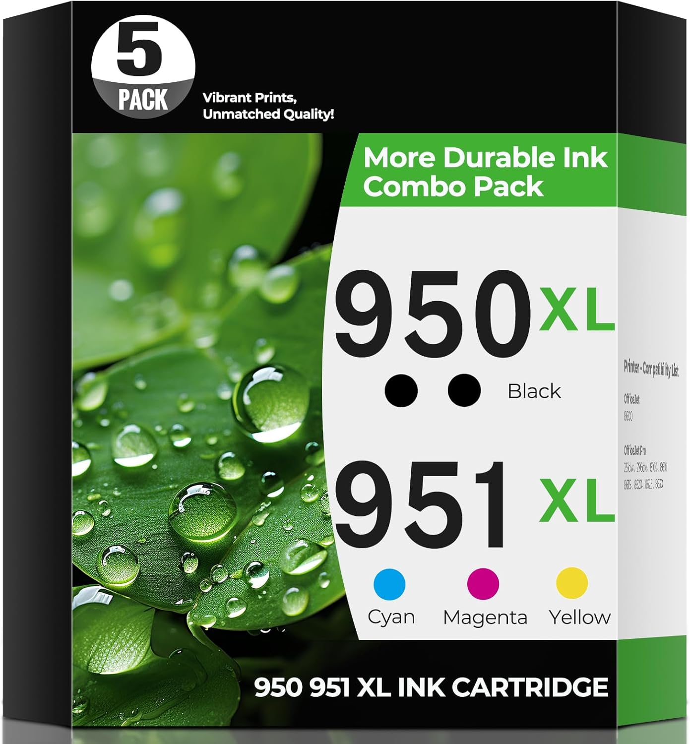 950 951XL Ink Cartridges Combo Pack for HP OfficeJet Pro Printers